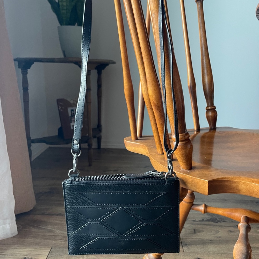 Black Quilted Crossbody Bag